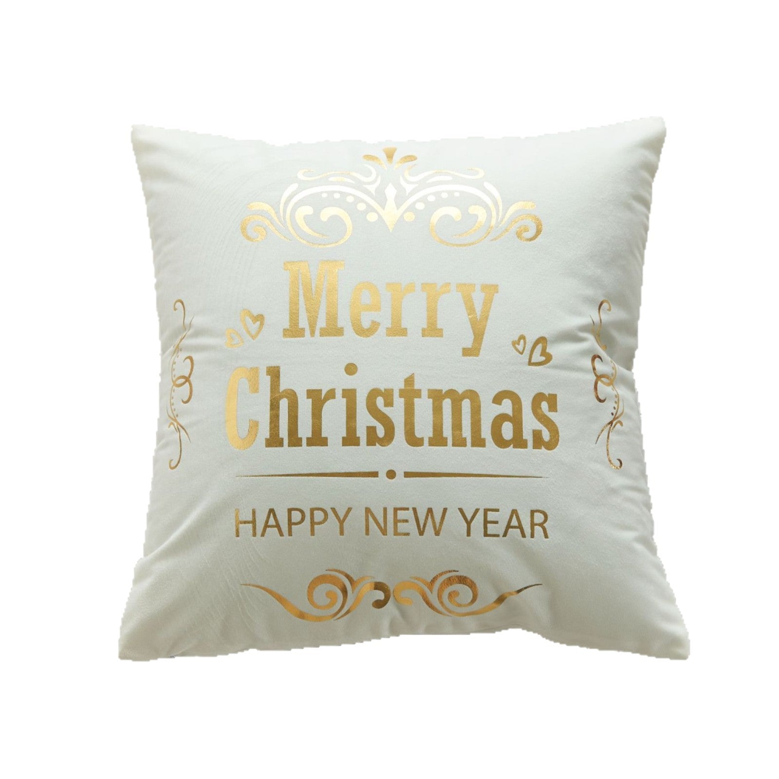 Wholesale Christmas atmosphere gold-stamping festive pillowcase